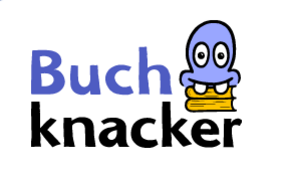 Logo "Buchknacker" Schriftzug