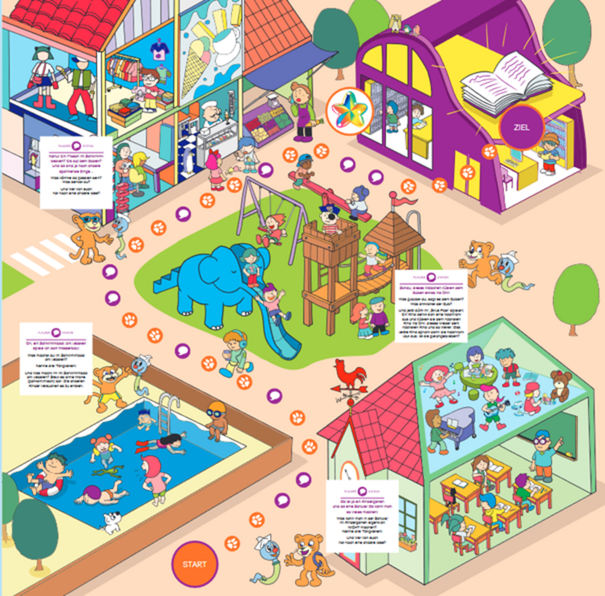 Plakatauszug von Puma der Geschichtenbastler