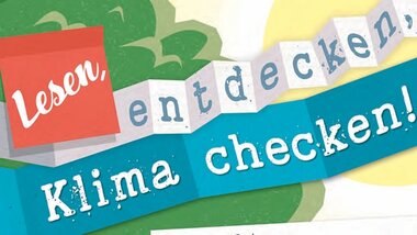 Klimabuch Titel als Schriftzug