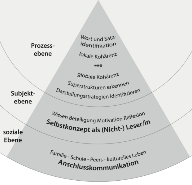 Schematische Darstellung des Mehrebenenmodells